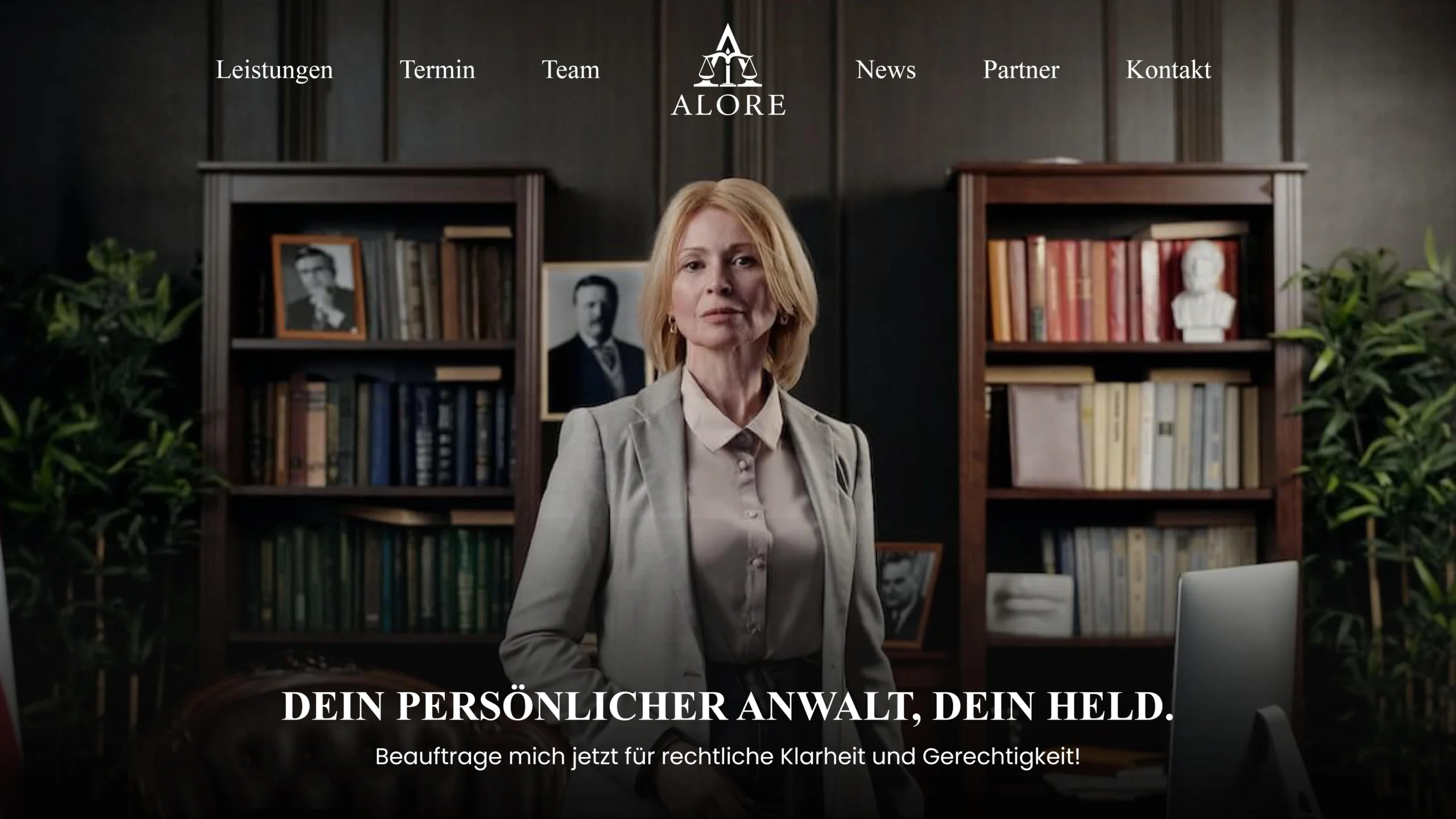 Website Neugestaltung Anwalt nachher