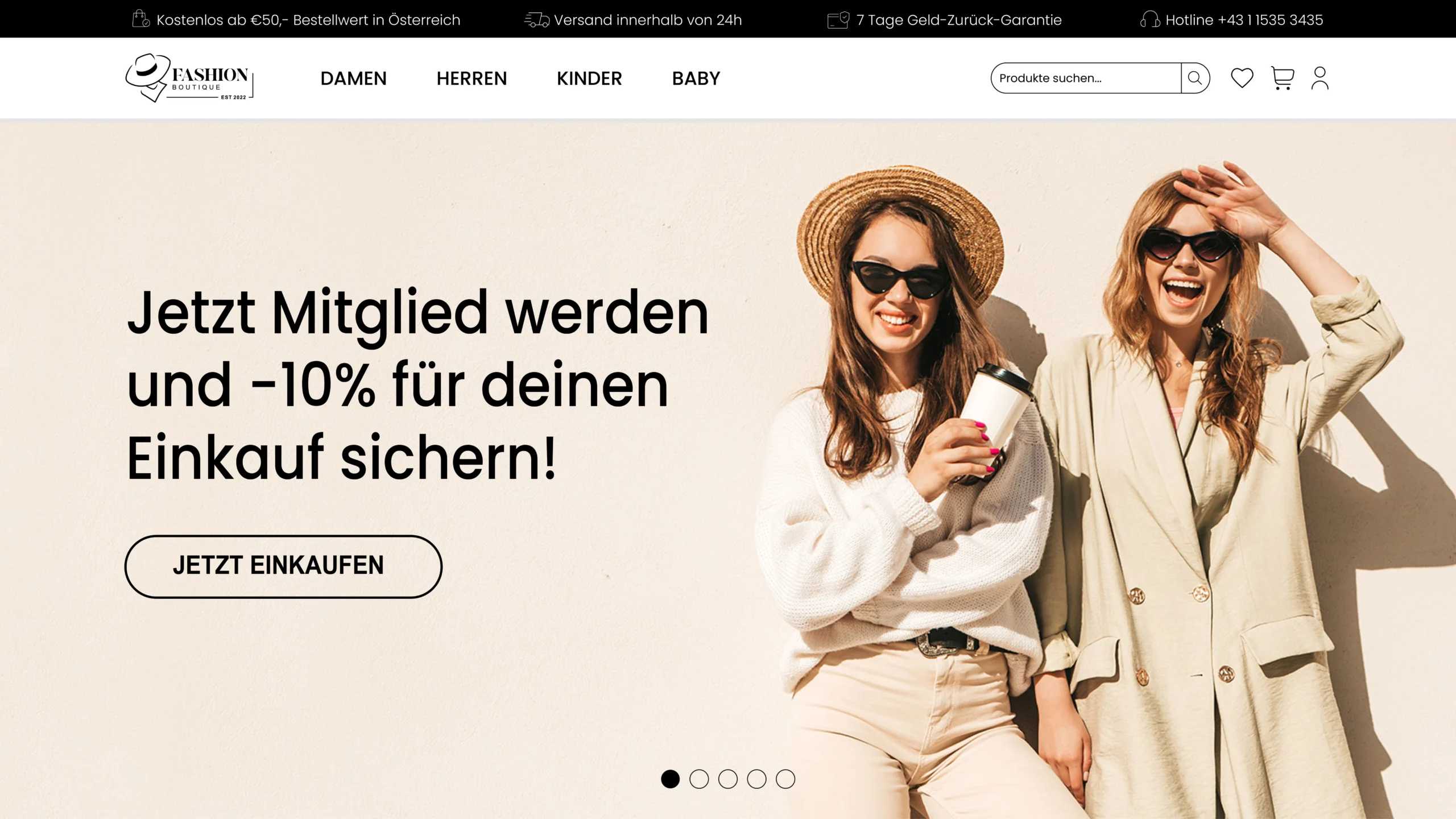 Website Neugestaltung Shop nachher
